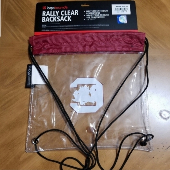 South Carolina Gamecocks Clear Backsack - Picture 2 of 3